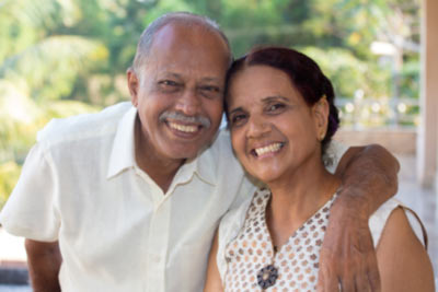 older couple with Indian heritage